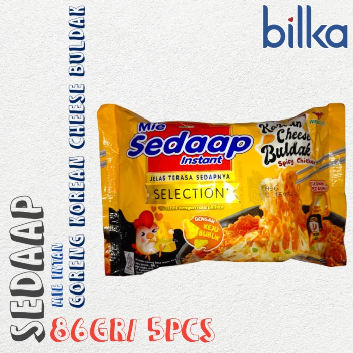 

SEDAAP Mie Instan Korean Cheese Buldak 86gr/ 5Pcs