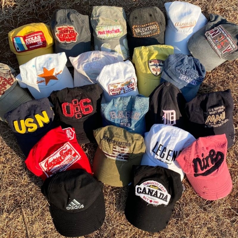 TOPI RIPPED CAPS/ SIMPLE / BASEBALL CAP/ VINTAGE/ Y2K