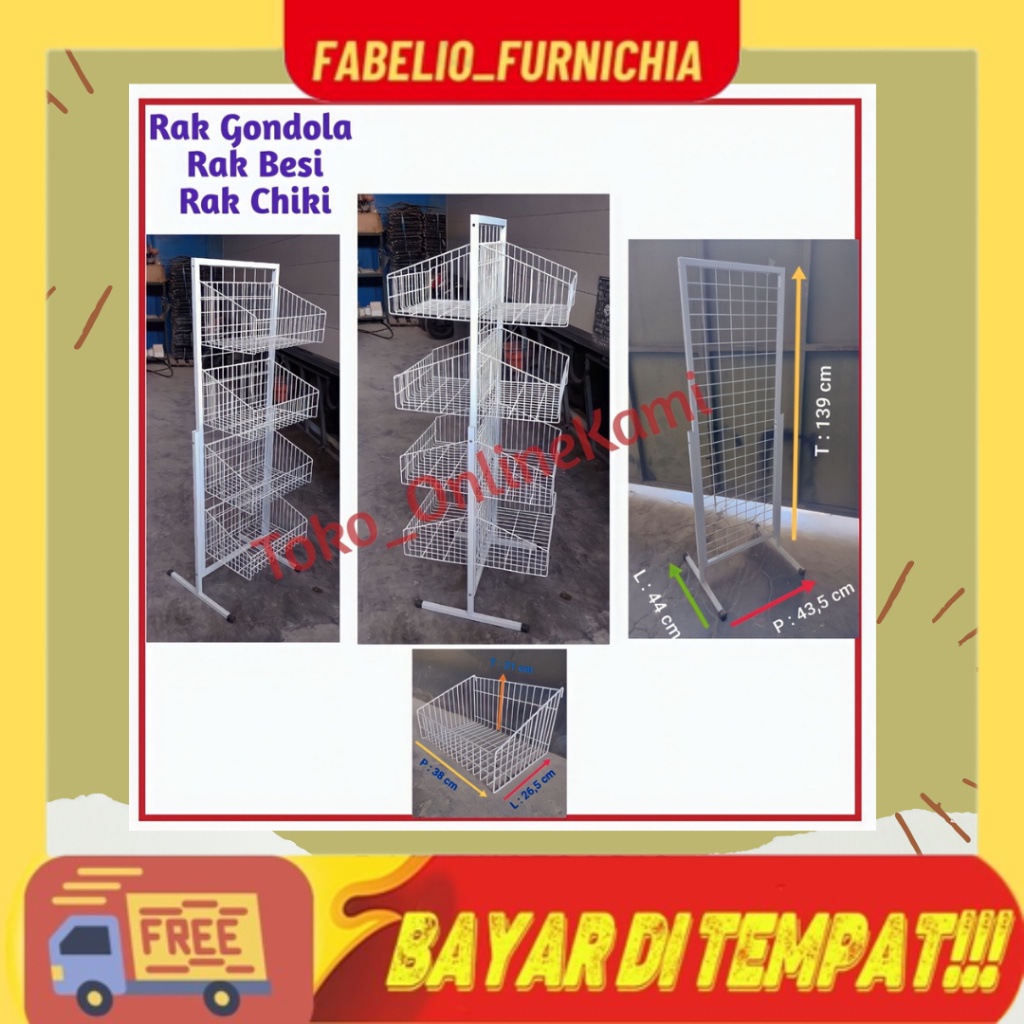 RAK AKSESORIS/RAK GONDOLA MINI/RAK CHIKI/Rak High Cuality/Rak Serbaguna
