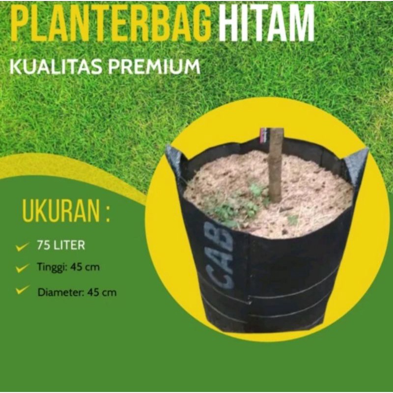 PLANTER BAG PREMIUM HITAM 12 22 32 50 75 100 LITER