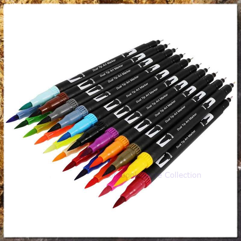

Notebook Store Collection Spidol Double Head Drawing Pen Fine Art Watercolor Set