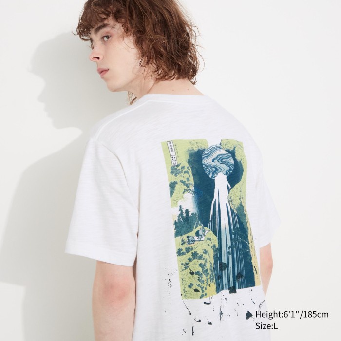 UNIQLO UT Hokusai Lengan Pendek 466790 Uniseks