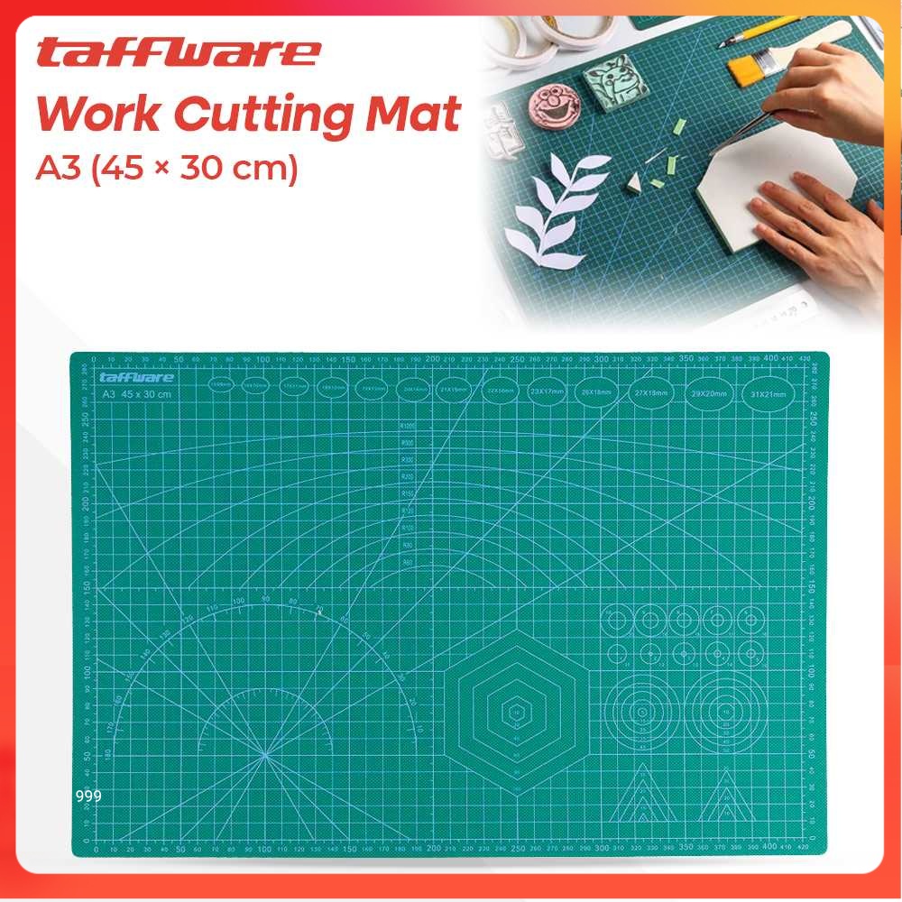 

Taffware Alas Potong Work Cutting Mat Pad A3 45 x 30cm