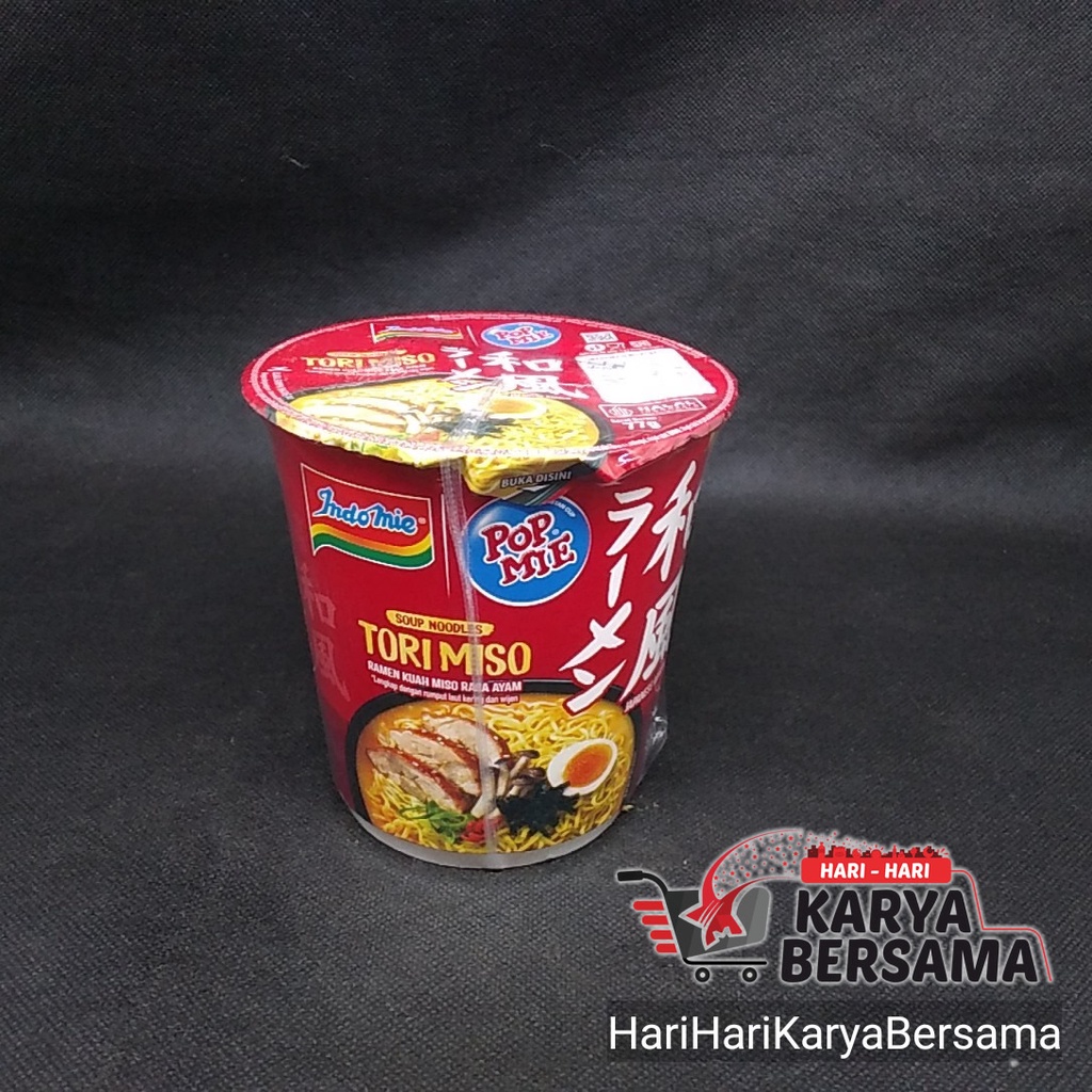 

POP MIE SOUP NOODLES TORI MISO RAMEN 77GR