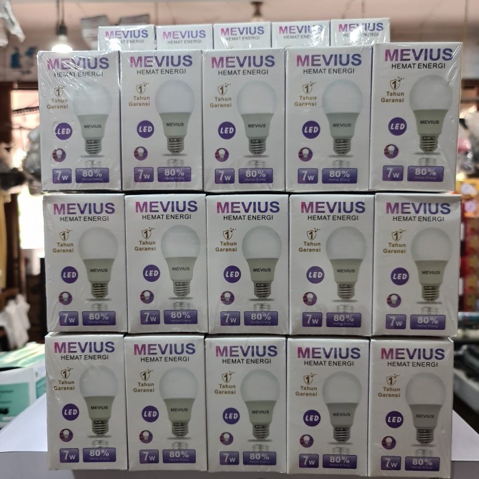 MEVIUS - Lampu LED Bohlam Terang 5 Watt Murah Bukan Hannochs Avanger