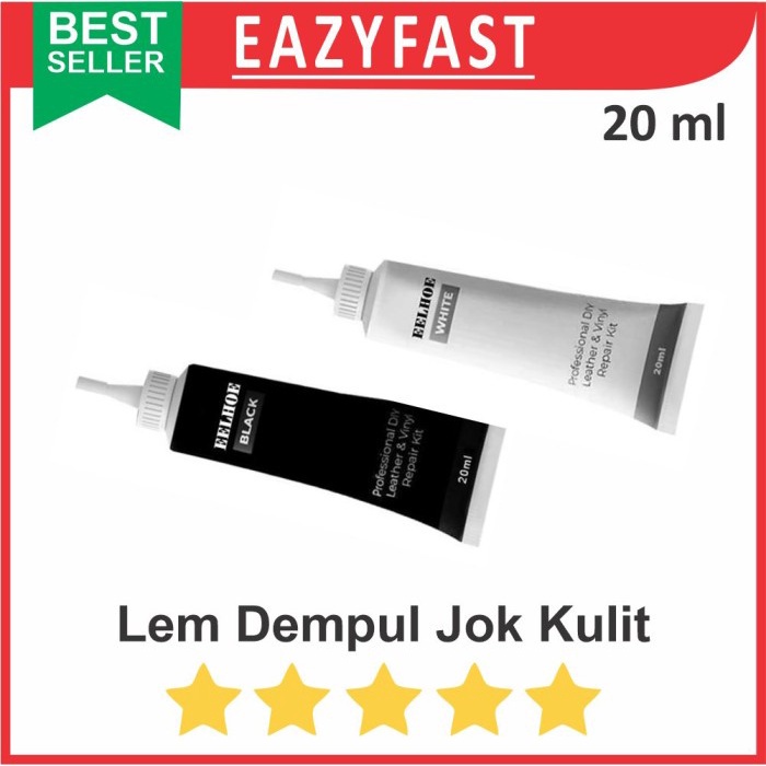 Lem Dempul Kulit Leather Filler Jok Jaket Sepatu Vynil Reparasi Repair
