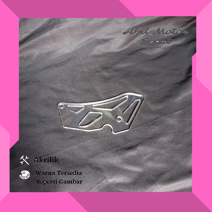 TUTUP COVER GEAR DEPAN MX KING AKRILIK RANTAI GIR MX KING 5MM PNP MIKA