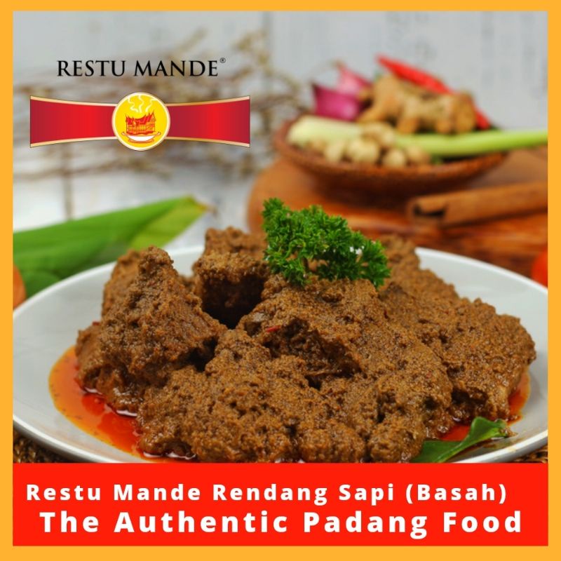

Rendang Sapi Basah Restu Mande Kemasan 125gr