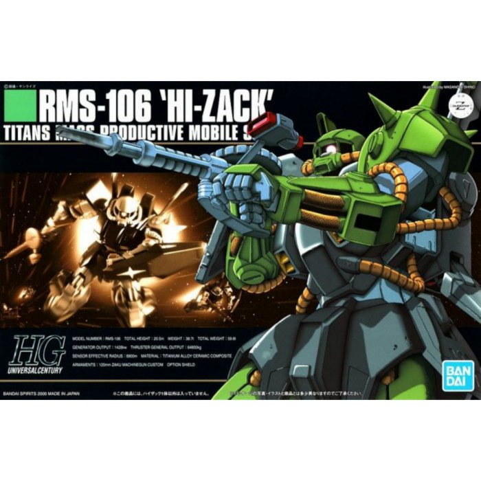 HGUC RMS-106 Hi Zack