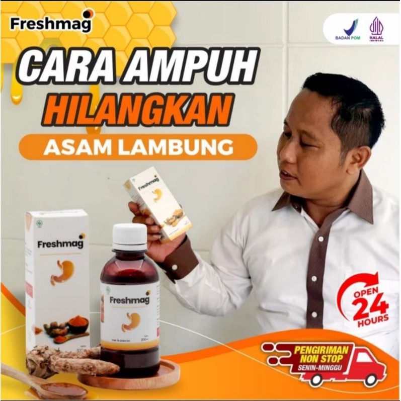 

FRESHMAG Madu untuk atasi ASAM LAMBUNG & GERD