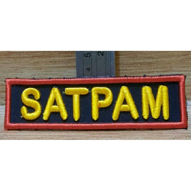

Bordir Bordir Papan nama satpam timbul bordir satpam timbul satuan Bordir Nama Custombisa pesan satuan