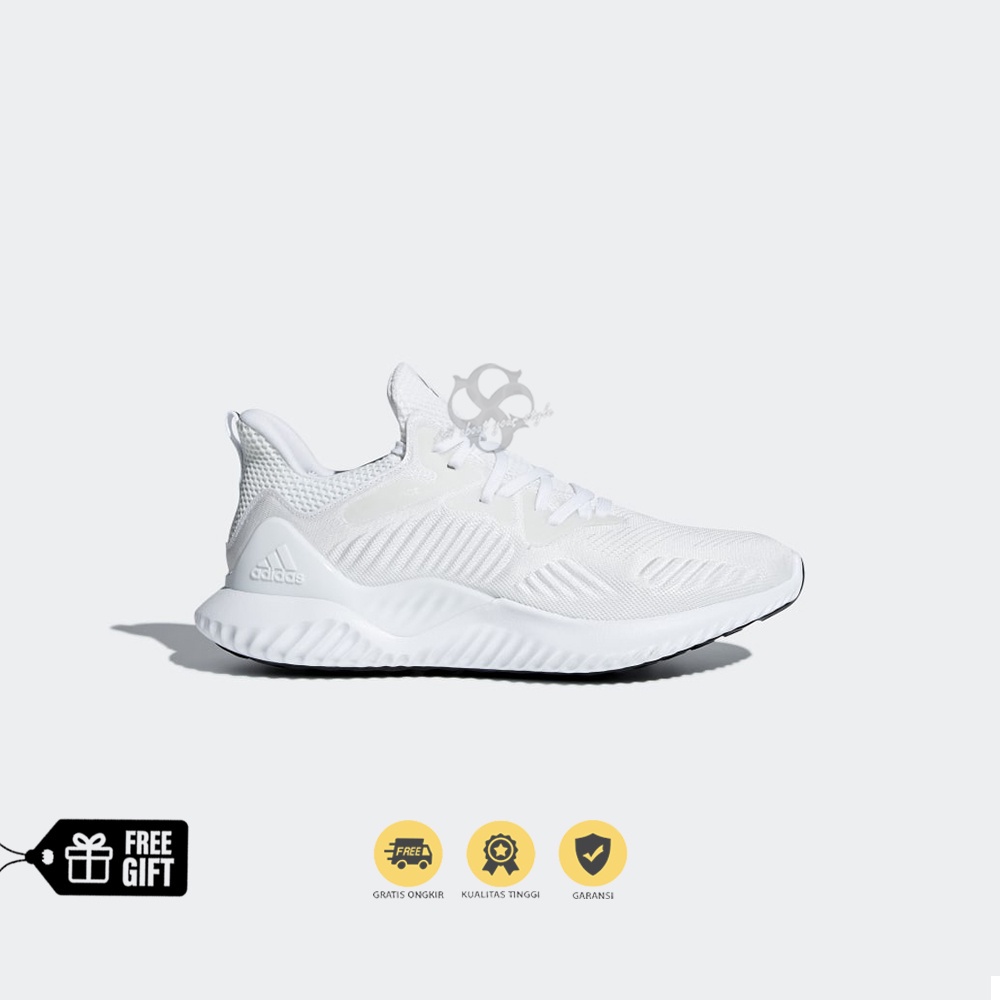ADIDAS ALPHABOUNCE BEYOUND FULL WHITE ORIGINAL 100% BNIB (Authentic Guaranted) GLOBAL MARKET SEPATU 