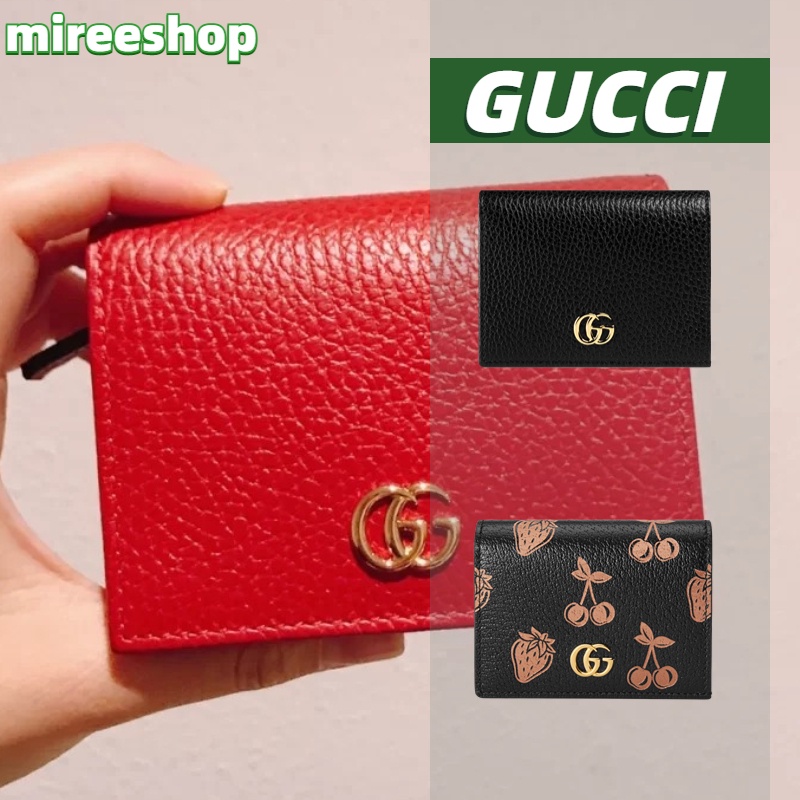 Gucci  Leather Card Case Wallet