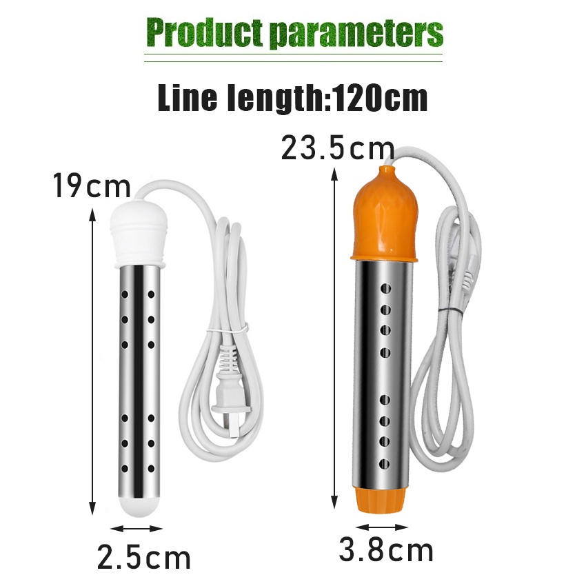 Ay00 Water Heater Listrik Portable Alat Pemanas Air Aquarium Bak Mandi 600 / 2000 / 3000 Watt