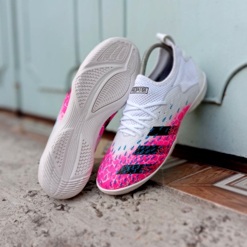 Sepatu Futsal Boot Adidas Predator Putih Pink Free Kaoskaki Terbaru