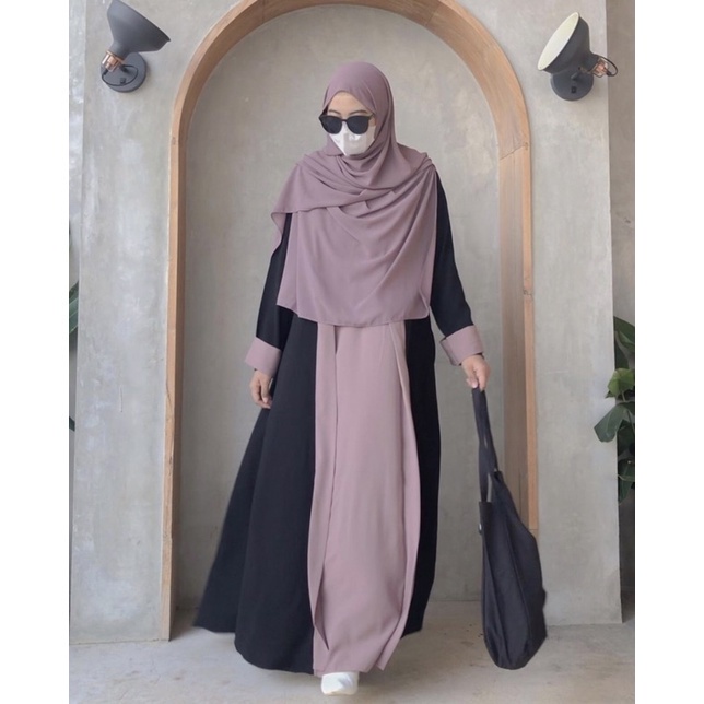 BAHAN LEMBUT NYAMAN ADEM //Hulya Abaya | Abaya Basic | Abaya Jetblack | Abaya Hitam | Abaya Turkey |