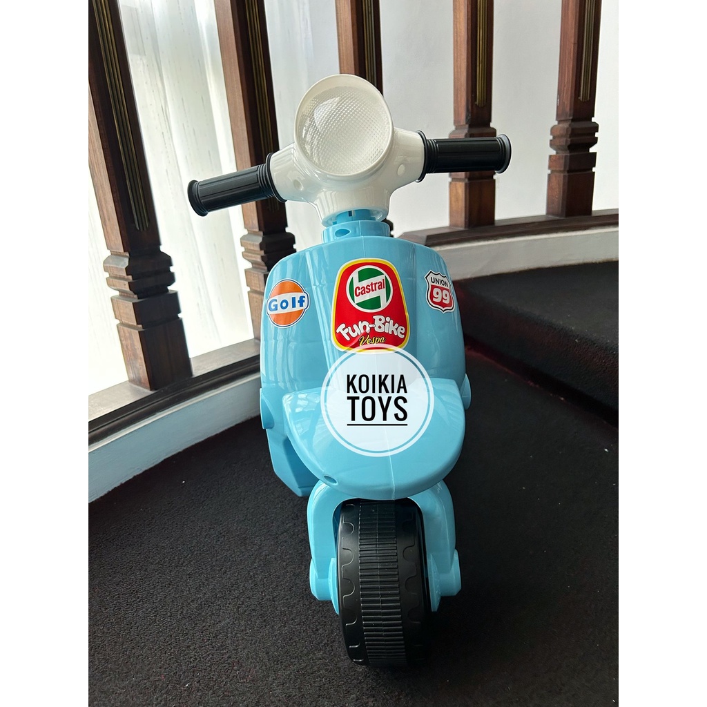 Mainan anak ride on fun bike motor dorong