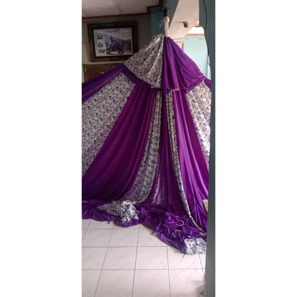 (HARGA PER METER PERSEGI)  plafon layos kain atas tenda kain atap tenda langit tenda plafon tenda uk