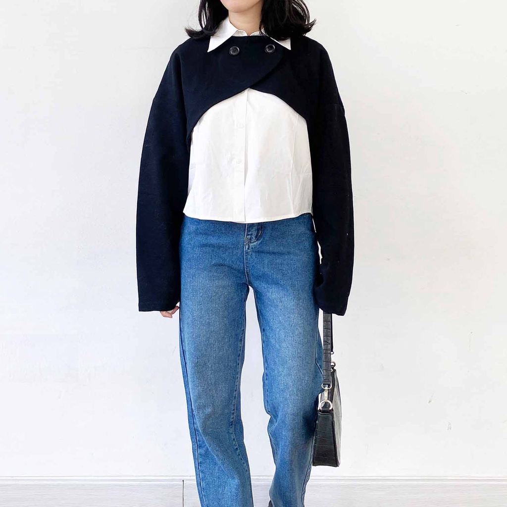 Her Goods Store AB895 Korean Outer/Vest/Outerwear/Cardigan/Kardigan/Luaran Rajut