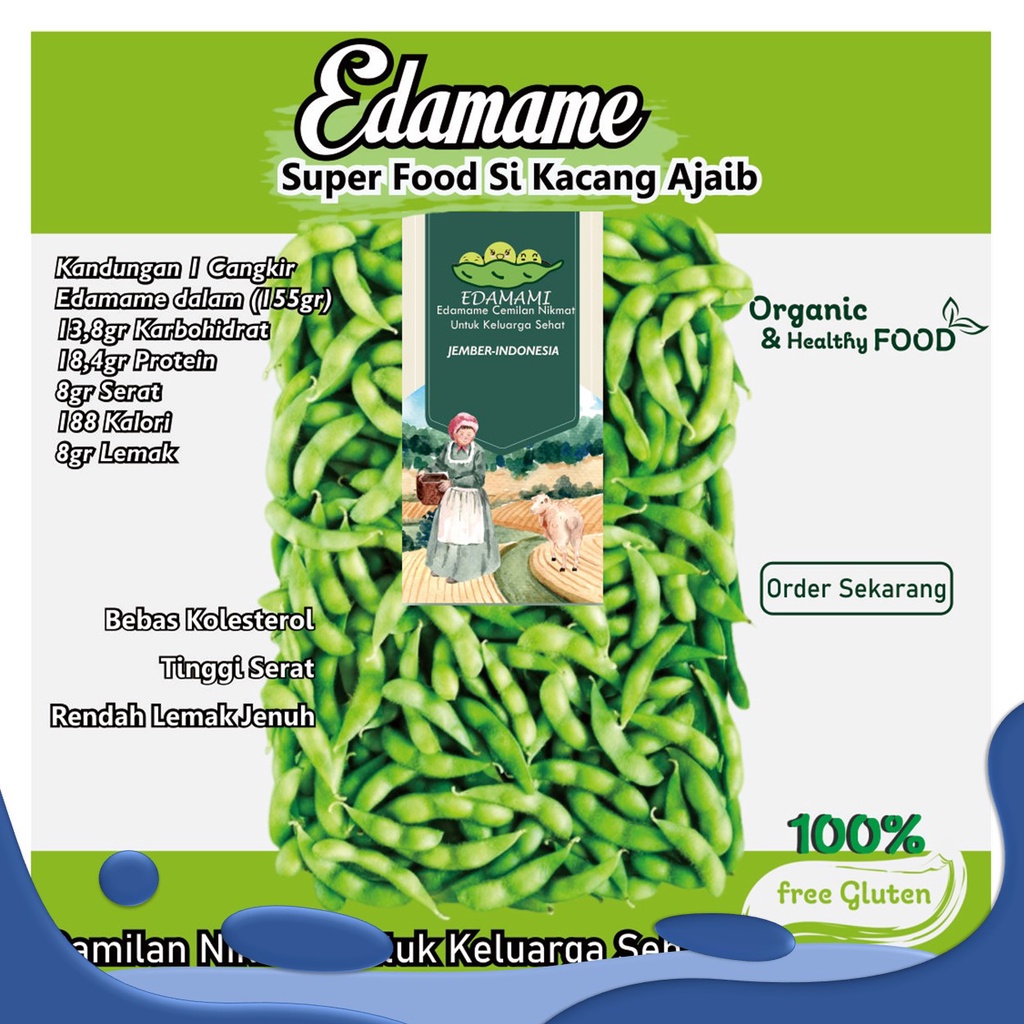 

[INSTAN] Edamame Kedelai Jepang Fresh Premium Mentah