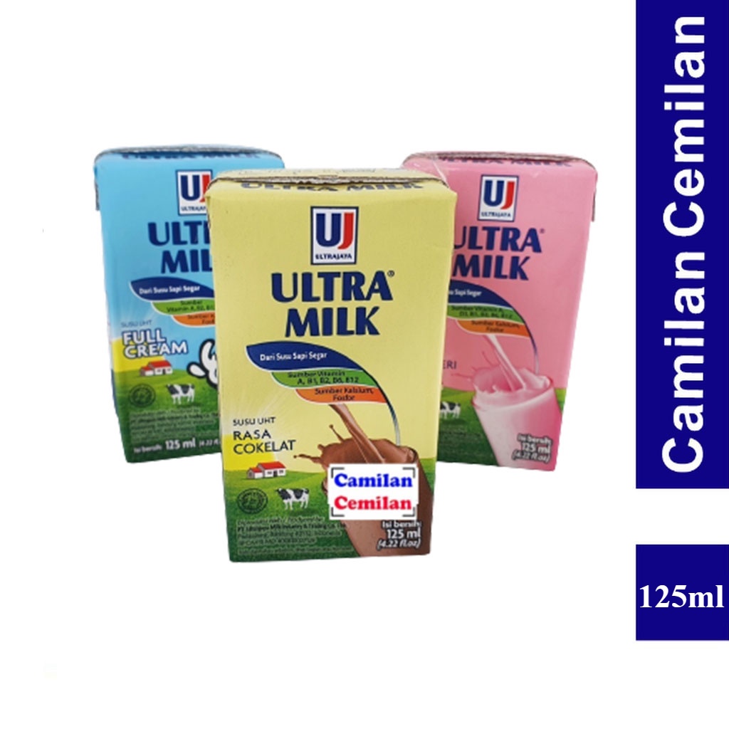 

Susu UHT Ultra Milk 125 ml