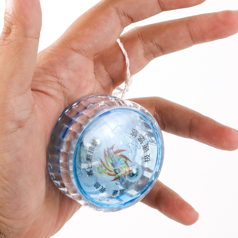 Mainan Anak Yoyo Bercahaya Dengan Lampu LED Mainan Tradisional Yo Yo Futuristik - IT