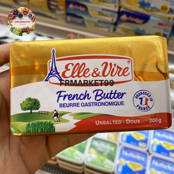 

Elle&Vire French Butter Unsalted Doux France / Butter Unsalted / 200gr