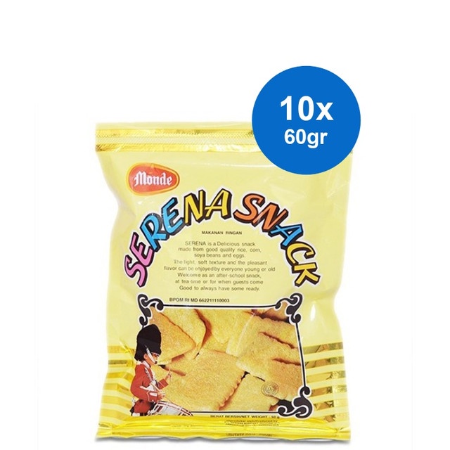 

Monde Serena Snack Gold 60 gr x 10