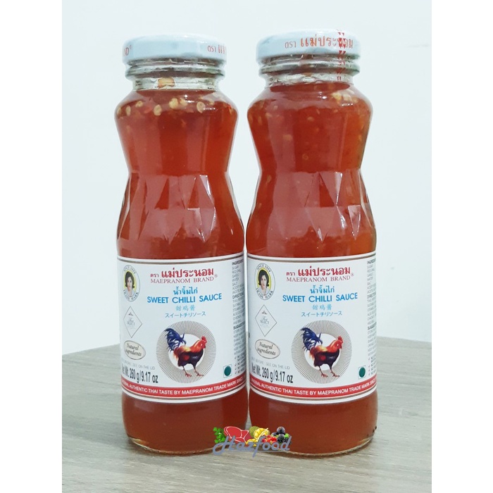 

Sweet Chili Sauce Maepranom Brand 260g | Sambal Bangkok | Thailand