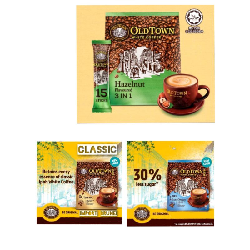 

COD OldTown White Coffee Hazelnut - Classic 3 in1