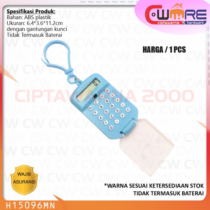 

Kalkulator Calculator Mini Saku 8 Digit Display Gantungan Kunci - NATS