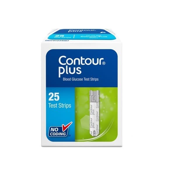 Ascensia Diabetes Care - Contour Plus Strip Test Gula Darah 25 Strip