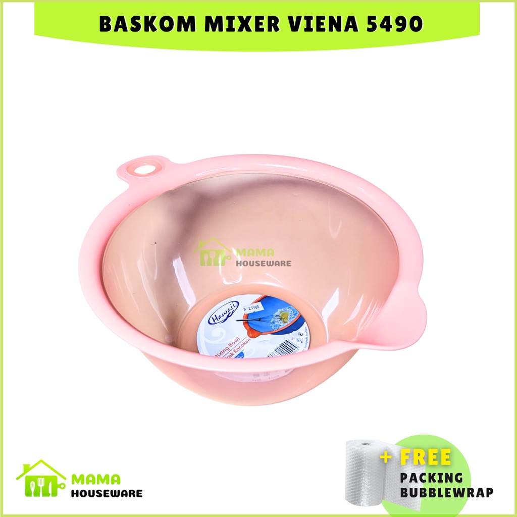 Baskom Serbaguna Plastik Mixer Viena / Tempat Kocokan Telur / Mangkok Kocokan Plastik / Mangkok Adon