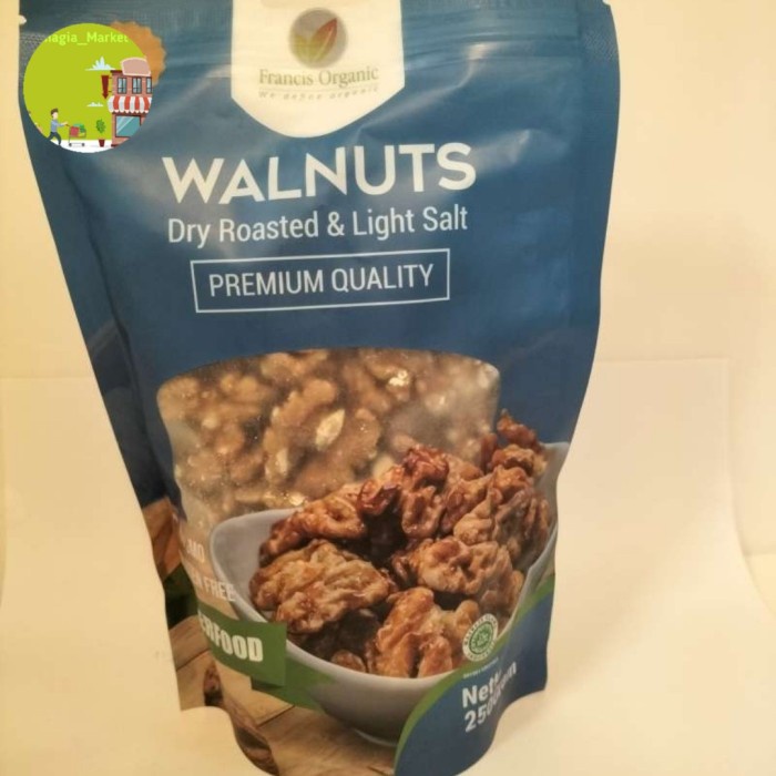 

FRANCIS ORGANIC ROASTED WALNUT 250GR