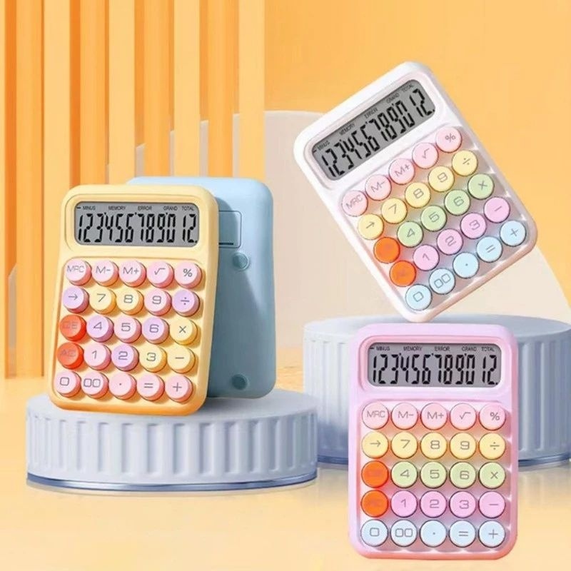 

Murah (PE 817M) Kalkulator Calculator Keyboard Boba Dot Fancy Warna Soft Pastel merk Perisai