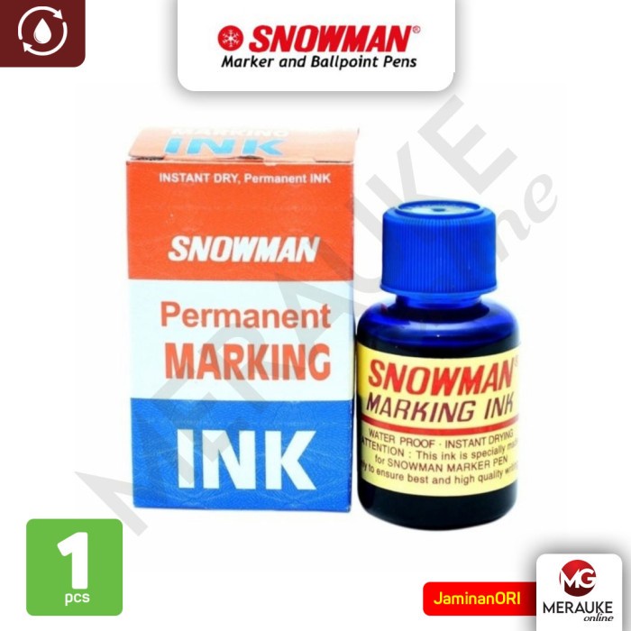 

Isi Tinta Spidol Snowman Permanen Marker