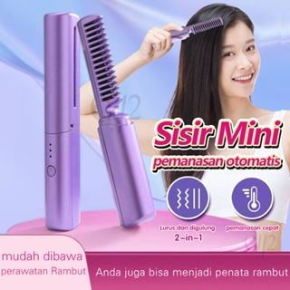 ATS SISIR PELURUS RAMBUT WIRELESS + CATOKAN MINI PORTABLE / PORTABEL ELECTRIC HAIR STRAIGHTENER / SI