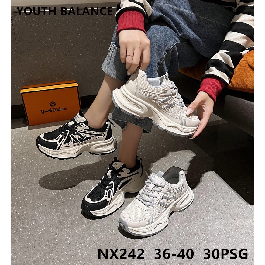 Sepatu Olahraga Wanita / Sepatu Running / Sneakers Youth Balance NX242