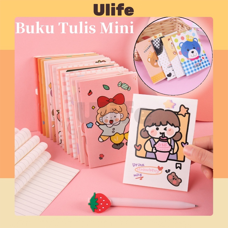 

Buku Tulis Mini Motif Kartun Note Book /Mini Cartoon Book Notepad Karakter/ Buku Tulis Memo Kecil