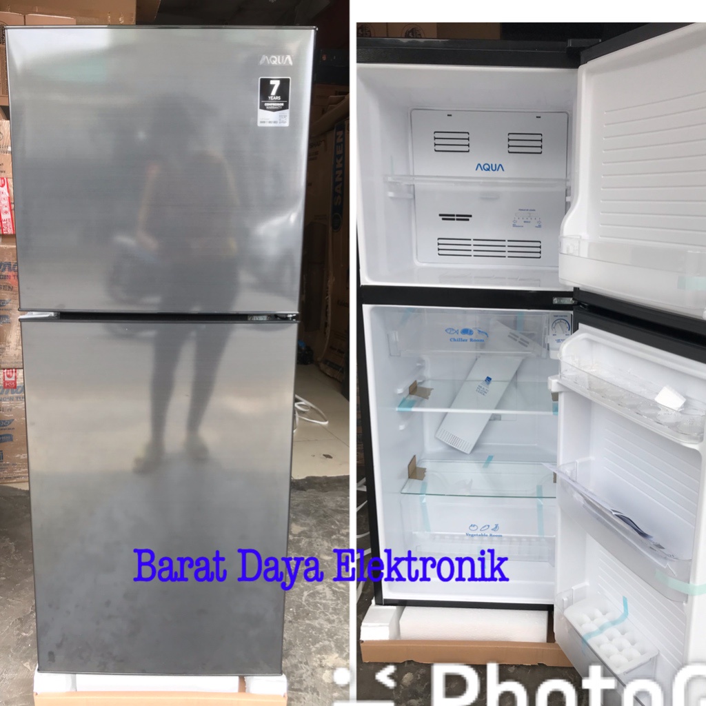 Kulkas AQUA Japan Kulkas 2 Pintu AQR-D251 TANPA BUNGA ES