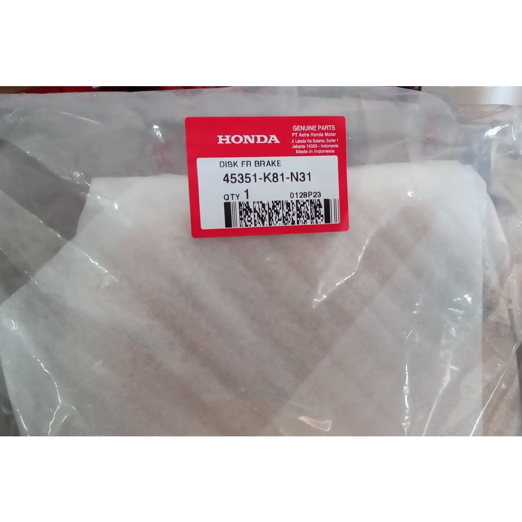 Piringan Cakram AHM Beat Esp Scoopy Vario Esp 45351-K81-N31 Original Honda