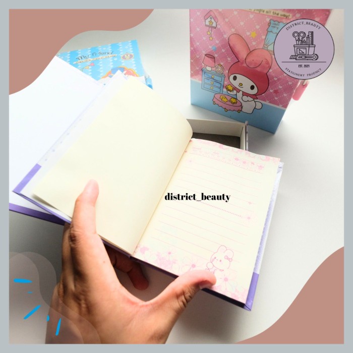 

BUKU GEMBOK SANRIO NOTEBOOK GEMBOK KUROMI CINAMOROL - KUROMI