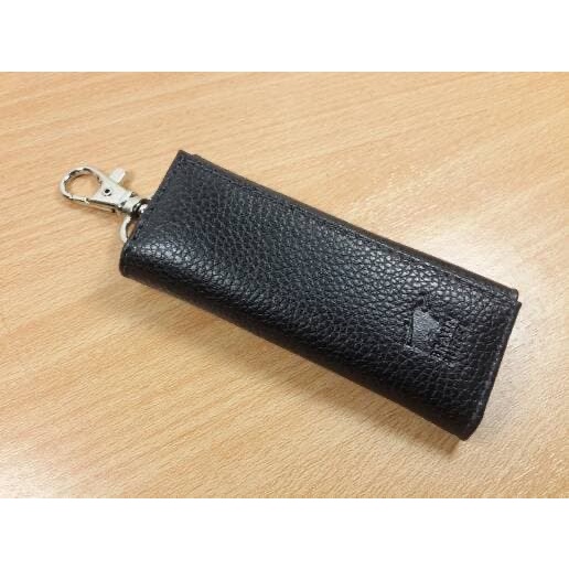 KS72 GANTUNGAN KUNCI DOMPET STNK MOBIL MOTOR KULIT ASLI BRAUN BUFFEL