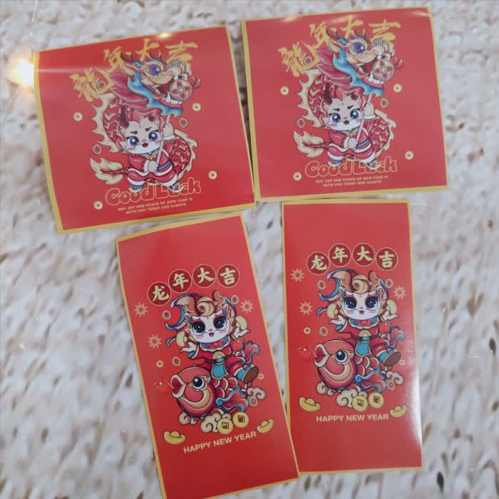 

Stiker Naga - Stiker Imlek Lucu - Tempelan Aksesoris CNY LL219