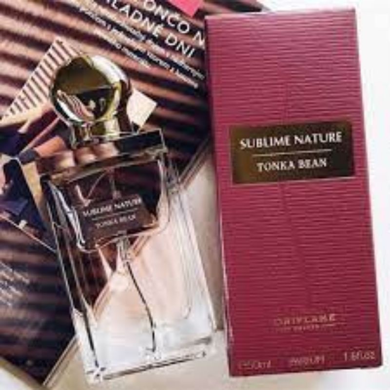 Bdt.17 perfume sublime Nature Tonka Bean / sublime Nature Tuberose Oriflame original,oriflame murah,