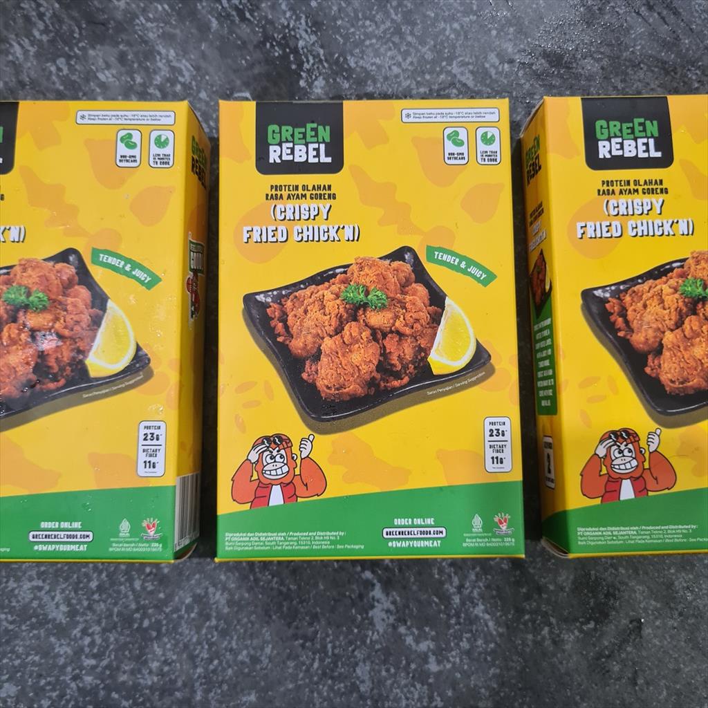 

Green Rebel Ayam Goreng Krispi 225g ( Vegetarian Daging Nabati )