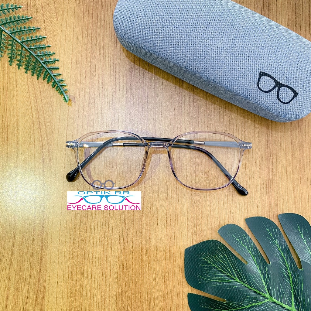New Kacamata Pria Wanita Frame Korean Style Kekinian Branded Original Antiradiasi Sinar Bitu Blueray