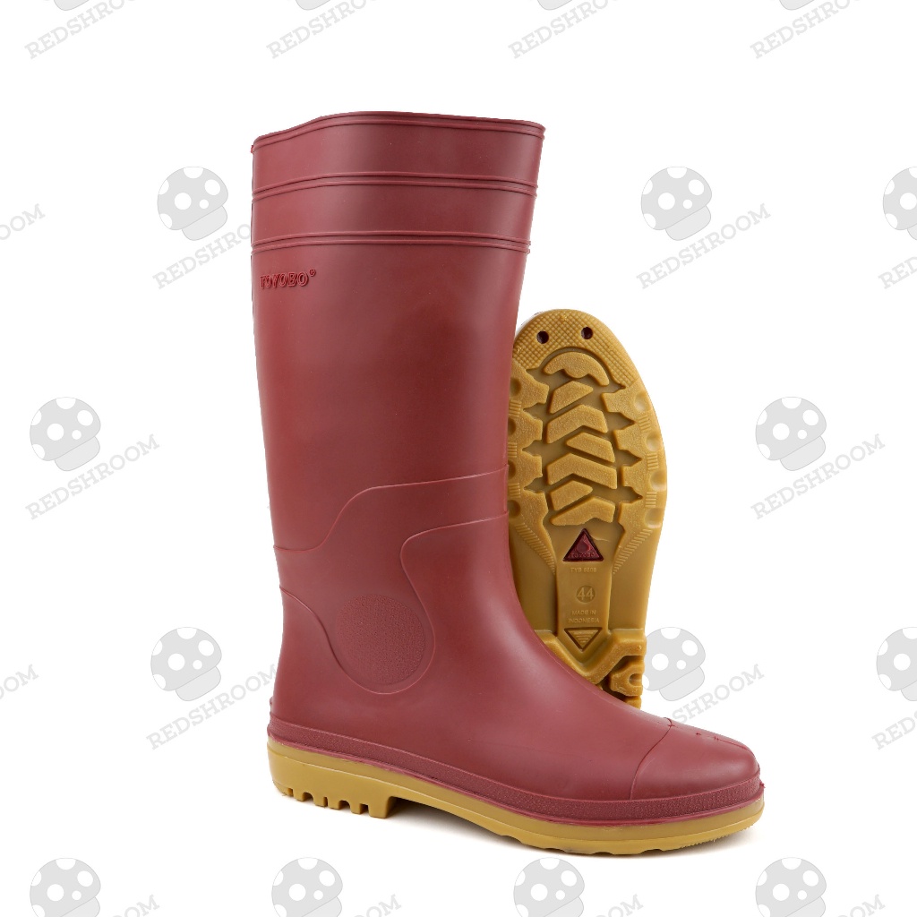 BIG PROMO Sepatu Boot Tinggi TOYOBO 8808 Putih Maroon Kuning Hijau Biru Hitam Karet Lokal Lentur