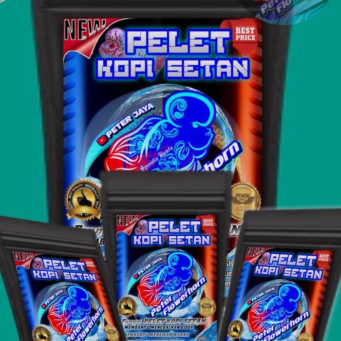 New Pelet Kopi Setan Size Burayak 2-7cm Extra Pedas