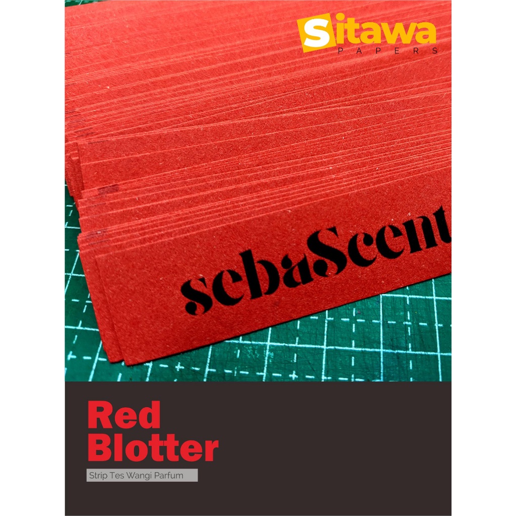 

Smelling Paper Kertas Serap Parfum Merah Tebal 250gsm